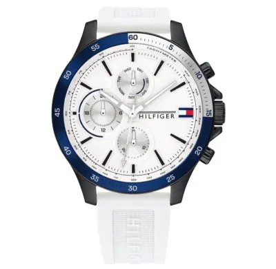 Tommy Hilfiger - Horologe White Dial Silicon Men's Watch
